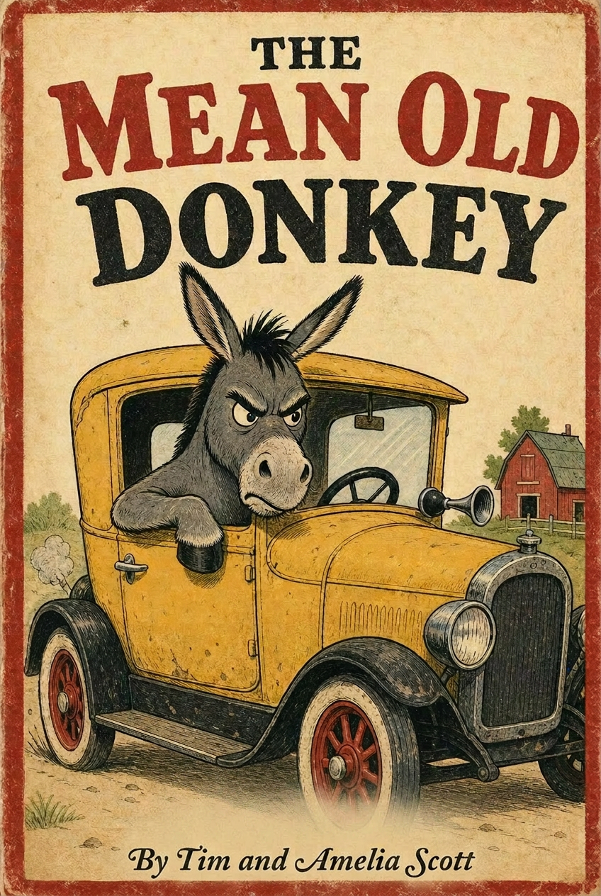 Cover of The Mean Old Donkey by Tim and Amelia Scott